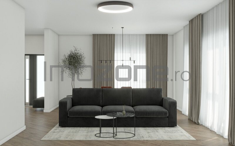 Otopeni, vila individuala P+1, 4 camere, 3 dormitoare, 3 bai, 131 mp utili, teren 350 mp