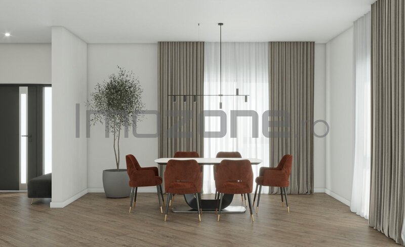 Otopeni, vila individuala P+1, 4 camere, 3 dormitoare, 3 bai, 131 mp utili, teren 350 mp