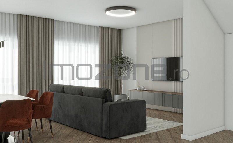 Otopeni, vila individuala P+1, 4 camere, 3 dormitoare, 3 bai, 131 mp utili, teren 350 mp