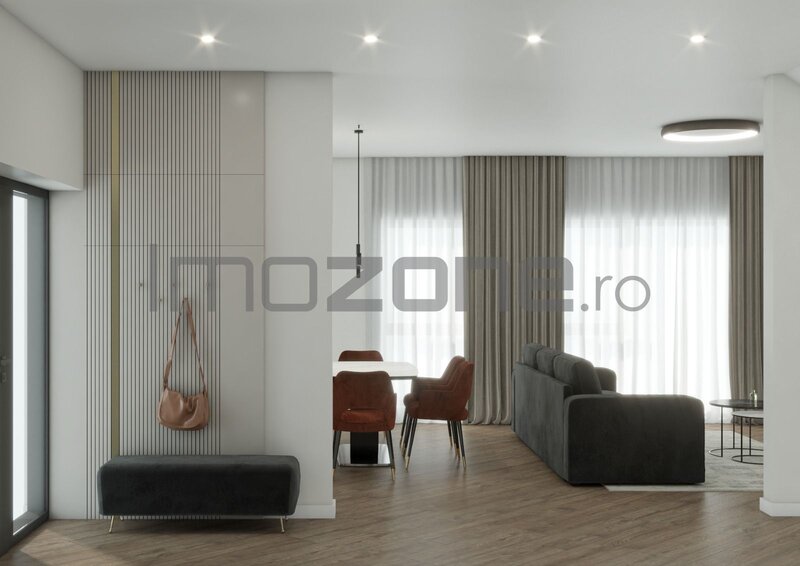 Otopeni, vila individuala P+1, 4 camere, 3 dormitoare, 3 bai, 131 mp utili, teren 350 mp